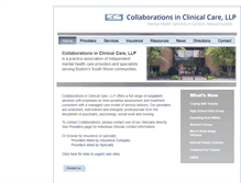 Tablet Screenshot of collaborationsinclinicalcare.com